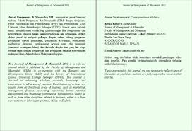 Harap maklum, sekian terima kasih. New E Book Journal Of Management Muamalah Srpublications
