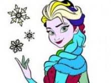 Elsa'yı boyamak için fotoğrafa tıkla, resmi büyüt ve çıktısını alarak istediğin renklerde boya ve duvarına yapıştır. Elsa Boyama Oyunu