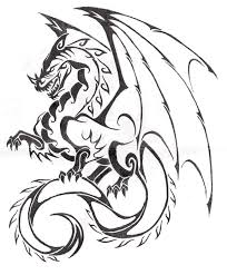 Tribal dragonfly tattoos are powerful and popular tattoo designs. Simple Dragon Tattoo