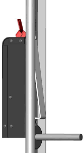 Use a padlock to lock the track. Amazon Com Gaplock Gdo Automated Garage Door Lock By Automated Security Technologies Inc Is Compatib Garage Door Lock Automated Garage Doors Garage Doors
