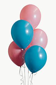 Download Premium Png Of Pastel Pink And Blue Balloons Png Transparent Blue Balloons Balloons Photography Balloons