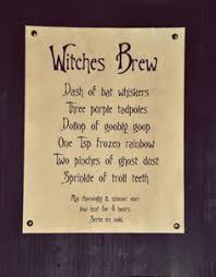 Witches Brew For My Spell Book And Add Quot Droppings Quot Of Ingredients Listed Halloween Spells Halloween Spell Book Halloween Labels