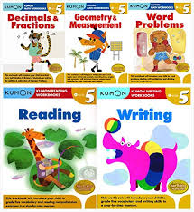 Worksheets for class 1 first grade math worksheets addition. Kumon Workbooks Grade 5 Complete Set 5 Books Decimals Fractions Geometry Measurement Word Problems Reading And Writing Buy Online In Colombia At Desertcart Co Productid 130824697