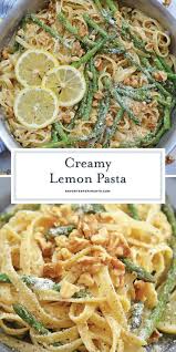 Creamy Lemon Pasta Easy Pasta Recipe With Cream Sauce In 2020 Lemon Pasta Easy Pasta Recipes Easy Pasta