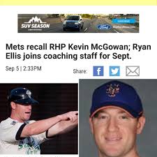 Below is an alphabetical list of every player that has played for the new york mets of major league baseball since the franchise's inception in 1962. Point Park Baseball On Twitter Congrats To Former Pioneer And Current Mets Minor League Short Season Hitting Coordinator Ryan Ellis On His Call Up To The Mets Staff Https T Co Kljqonlfcs