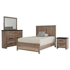 For a hands on experience you can visit our farmers branch, north richland hills and garland, tx showrooms. Barn Wood 4 Piece Queen Bedroom Set El Dorado Furniture