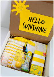 Quarantine or not, these thoughtful gifts are guaranteed to brighten their day. 63 Sunshine Box Ideas Box Of Sunshine Sunshine Gift Homemade Gifts