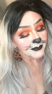 HERE KITTY KITTY...🧡💛🖤🐈‍⬛🐈‍⬛🐈‍⬛🐈‍⬛ Plouise Secret Sinner pallet Elf  black liner Juvias place blush H&H lippi. Night Owl Faithfullu beautiful  lashes Aliyah Mae Wig Amazon Glamlite sugar highlighter