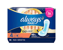 Find quality personal care products to add to your shopping list or order online for . Always Maxi Size 4 Overnight Pads Without Wings Always