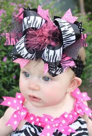 Beautiful hair for bighead people. Buy Big Hot Pink Black Zebra Girls Over The Top Hair Bow Clip Or Headband Online At Beautiful Bows Boutique