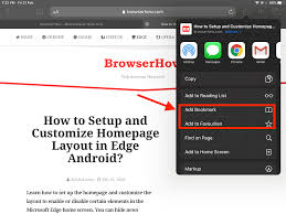How To Add And Manage Bookmarks In Safari Ios Ipados