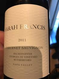 2019 Sarah Francis Cabernet Sauvignon Beckstoffer Georges III Vineyard