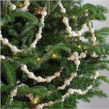 How To Make A Wood Bead Garland The Ginger Home Bead Garland Christmas Tree Diy Christmas Garland Christmas Garland
