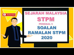 Related posts to contoh soalan akaun stpm penggal 1. Sejarah Stpm Penggal 3 Soalan Ramalan Stpm 2020 Tema 2 Youtube