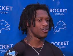 Lions wide receiver Jameson Williams