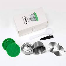 It is an automatic capsule coffee machine: Mg Coffee 2 Pcs Stainless Steel Dolce Gusto Refillable Capsules Coffee Filters Reusable Coffee Pods Compatible For Dolce Gusto Mini Me Genio Piccolo Esperta Circo Silver Buy Online In Dominica At Dominica Desertcart Com