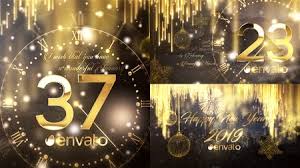Celebrate this new year's eve with personalized modern countdown clock. New Year Countdown 2019 22839702 After Effects Template Download