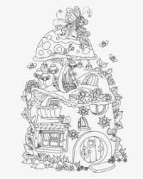 It is available for instant download at color with steph. Cute Fairy House Coloring Page Fairy And Mushroom House Coloring Pages Hd Png Download Kindpng