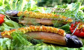 Truite Aux Perles De Vinaigre D Erable Truite Vinaigre Perle