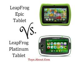 Which To Buy Leapfrog Epic Or Leappad Platinum Tablet Kid Tablet Learning Tablet Tablet