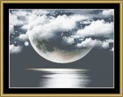 I will note you the link to download the pdf file once. Fantasy Moon Rnfp 334 16 00 Cross Stitch Landscape Moon Cross Stitch Fantasy Cross Stitch