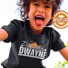 The Lustiger Rock Durchfall Dwayne Kinder T-Shirt Dwayne The Rock Johnson  Durchfall Dwayne Kinder T-Shirt Cody Rhodes Wrestlemania XL T-Shirt