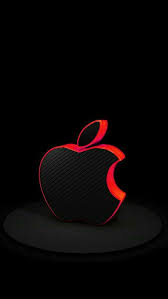 Black With Red Trim Apple On Black Wallpaper Sheik In 2019 Apple Logo Wallpaper Iphone Apple Wallpaper Apple Wallpaper Iphone
