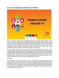 Tabung bencana gempa bumi & tsunami sulawesi. Apa Itu Pembelajaran Abad Ke 21