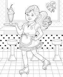 Coloring pages for children of all ages! Doll Coloring Books Our Generation