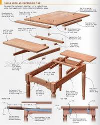 2620 Expanding Table Plans Furniture Plans Proje Planlari Projekt Plans Pinterest Woodworktabl Ideen Fur Holztisch Diy Esstisch Selbstgemachte Tische