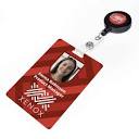Accreditation Pass Card with reel or lanyard 70×100 mm | Damianus
