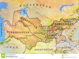 Weltweite und regionale statistiken, nationale daten, karten und rankings. Geographische Karte Von Turkmenistan Von Tadschikistan Von Kirgisistan Und Von Usbekistan Mit Wichtigen Stadten Stockfoto Bild Von Karte Kyrgyzstan 97864654