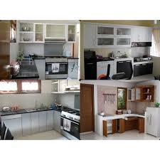 Tipe dapur ini sangat cocok diterapkan jika anda memiliki desain rumah dengan luas dapur yang kecil. Jasa Desain Dapur Rumahan Semarang Oleh Kembang Djati Furniture
