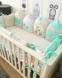 Crib Bumper Baby Bedding Cot Bumper Baby Bumper Crib Bedding Nursery Bedding Baby Cot Bumper Baby Bumper Baby Nursery Diy Baby Bed