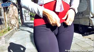 No panties, upload, share, download and embed your videos. Massive Ass And Cameltoe Leggings In Public