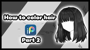 Tutorial How To Color Hair With Ibispaint X Part2 Black Hair Youtube Shading black hair by tabikori on deviantart. tutorial how to color hair with ibispaint x part2 black hair