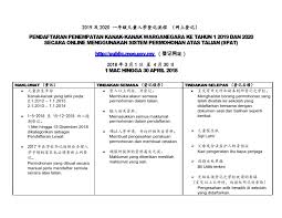 Kepada ibu bapa yang ingin mendaftarkan anak akan bersekolah tahun 1 pada 2022, anda boleh membuat pendaftaran dan permohonan penempatan. å‰éš†å¡å´‡æ–‡å›½æ°'åž‹åŽæ–‡å°å­¦ 2019åŠ2020 ä¸€å¹´çº§å„¿ç«¥å…¥å­¦ç™»è®°æµç¨‹ ç½'ä¸Šç™»è®° Http Public Moe Gov My