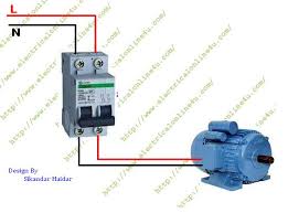Split phase induction split phase permanently connected capacitor split phase single value capacitor electric motor (dual voltage type). How To Wire Single Phase Motor From Two Pole Circuit Breaker Electricalonline4u
