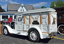 Restored 27 Graham Based Carved Child Hearse Hearse Riding Wagons