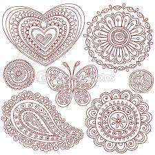 Elementos De Diseno De Henna Mehndi Doodle Paisley Vector Ilustracion De Stock 27 Disenos De Tatuajes De Henna Bordado Mexicano Patrones Patrones De Bordado