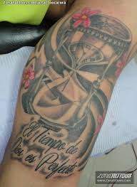 A clock tattoo can be designed to incorporate a variety of symbolic and meaningful elements, and since there are many different types of clocks to choose from, it's easy to create a unique and personal design. Tattoo Of Clocks Messages Letters
