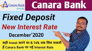 Any member of the family or spouse can be nominated to receive the final amount. Canara Bank Fixed Deposit New Interest Rate In December 2020 Canara Bank Fd Interest Rate Youtube