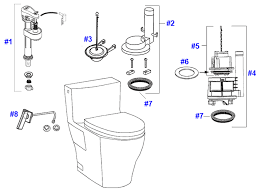 Toto makes lots of types and style toilets. Toto Legato Toilet Replacement Parts