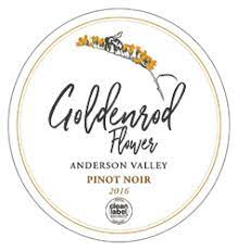 Replica 2016 Goldenrod Flower Pinot Noir Anderson Valley Rating And Review Wine Enthusiast