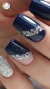 30 Stylish Short Gel Nail Designs Unas De Maquillaje Unas De Gel Con Purpurina Unas Acrilicias De Gel