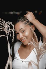 A Woman in Off Shoulder Blouse · Free Stock Photo