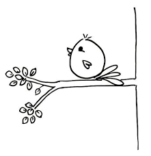 Hand Drawn Simple Bird On Branch Drawing 25 Trendy Bird Drawing Simple Branches Bird Drawings Simple Bird Drawing Cartoon Bird Drawing