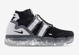 Black And White Nikes Mens Nike Vapormax Utility Black White Ah6843 003 Release Info Sneakers Mens Shoes Casual Sneakers White Nikes