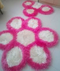 Pembe Beyaz Orgu Paspas Orgu Modelleri Orgu Dantel Modelleri Kids Rugs Decor Art