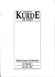 bulletin de liaison et d information institut kurde de paris